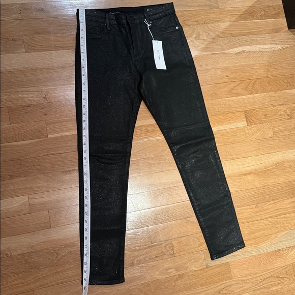 NWT AG Jeans Farrah Ankle High Rise Skinny Jeans with sparkle detail - size 26 - Picture 7 of 11